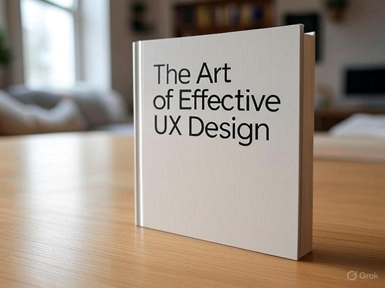 Abstract UX design graphic